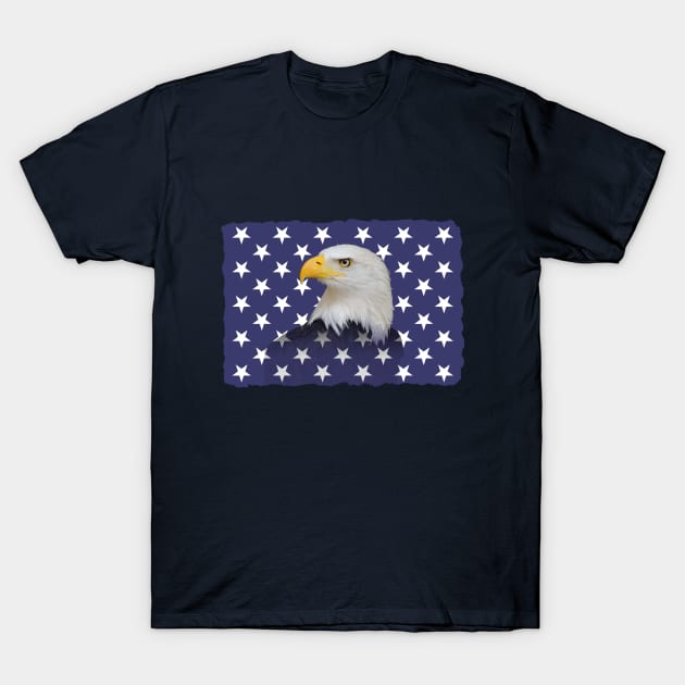 USA Bald Eagle T-Shirt by vladocar